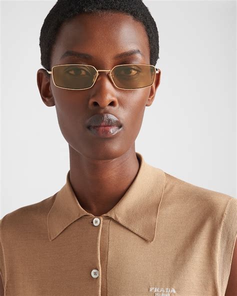 olive green prada sunglasses|Olive Green Lenses Sunglasses With The Prada Logo .